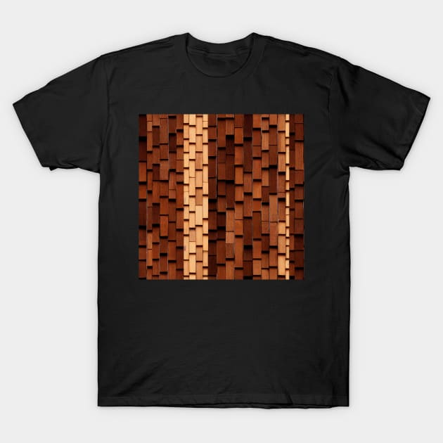 Wood pattern, model 9 T-Shirt by Endless-Designs